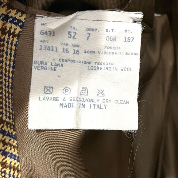 Ermenegildo Zegna Sport Coat Blazer Jacket Whisper Houndstooth Windowpane US 42 - Picture 5 of 16